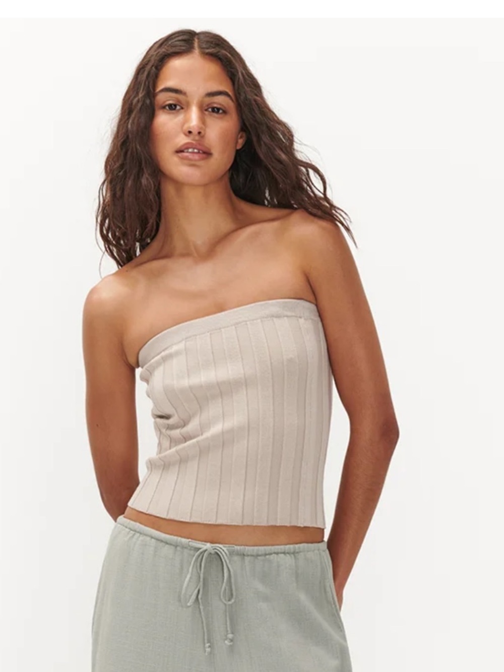 Ghanda knit tube top!!